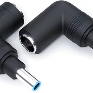 Converter Adapter for HP Laptop Charger Big Tip to Small Blue tip with pin (Female 7.4mm to Male 4.5mm tip Adapter)