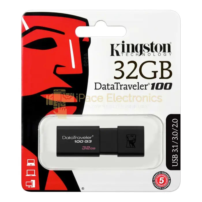 Kingston DataTraveler 100 G3 32GB USB 3.0 15 Kingston Datatraveler 100 G3 32Gb Usb 3.0