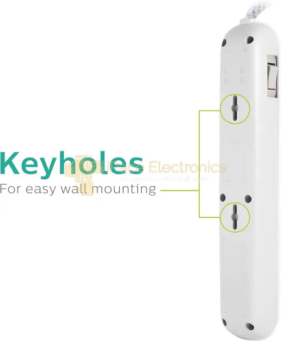 Philips 4 Outlet Power Strip Surge Protector with 2 USB Ports, 4 Ft Power Cord 19 Philips 4 Outlet Power Strip Surge Protector With 2 Usb Ports Ft Cord Accessories