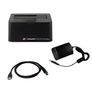 IPace Electronics USB 3.0 SATA drive dock with USB cable and power adapter for fast data transfer