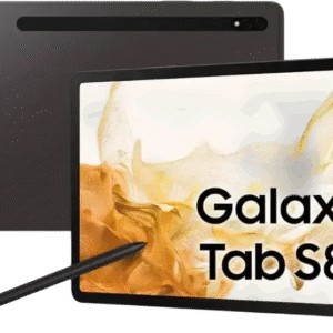 Preowned Samsung Galaxy Tab S8 128GB with a sleek design and S Pen for productivity