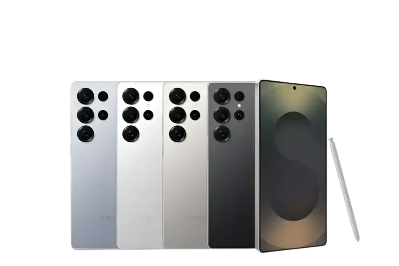 Samsung Galaxy S25 Ultra Black - Open Box 15 Samsung Galaxy S25 Ultra unlocked smartphone in multiple colors showcasing its sleek design and premium features