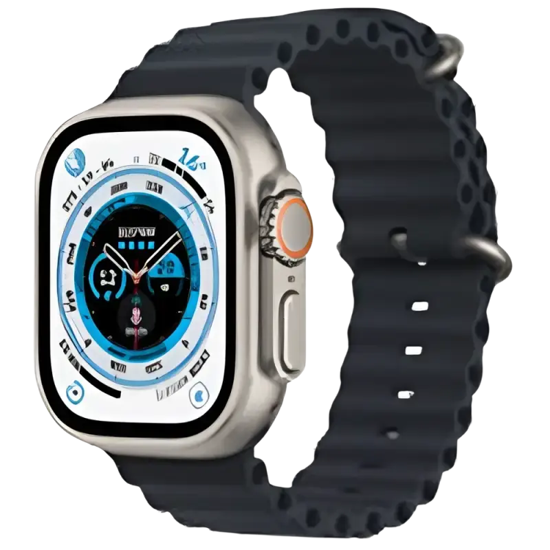 PreOwned - Apple Watch Ultra 1 (GPS + Cellular) 49mm Titanium Case with Blue Ocean Band 15 PreOwned - Apple Watch Ultra 1 (GPS + Cellular) 49mm Titanium Case with Blue Ocean Band - Apple