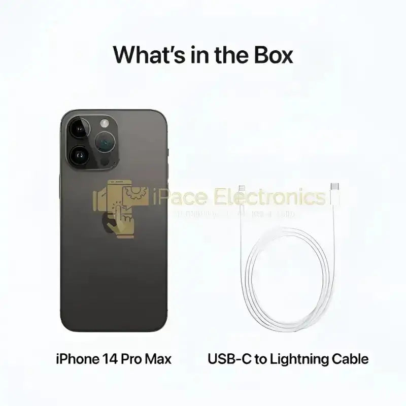 PreOwned iPhone 14 Pro 256GB unlocked 17 Apple iPhone 14 Pro Max 128GB Space Black with USB-C to Lightning Cable in the box