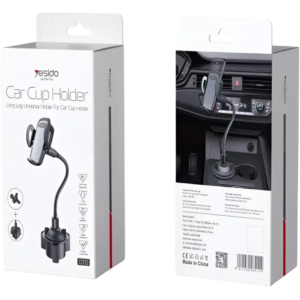 Home 35 Yesido C112| Car Cup Holder Long Leg 360 ° Rotation| Universal Mobile Holder + Air vent Mount Holder - Accessories